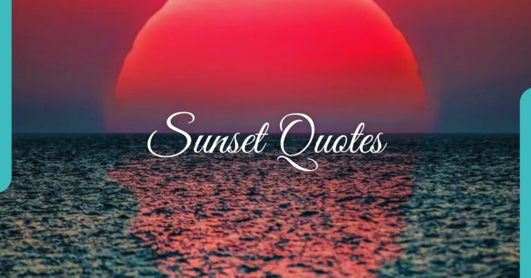 Positive Sunset Quotes